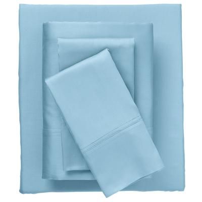 Bed Tite™ 300 Thread Count Sheet Set by BrylaneHome in Light Blue (Size TWIN)