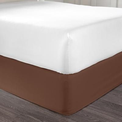 BH Studio Microfiber Bedskirt by BH Studio in Chocolate (Size KING)