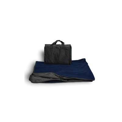 Alpine Fleece LB8701 Fleece/Nylon Picnic Blanket in Navy Blue | Polyester 8701