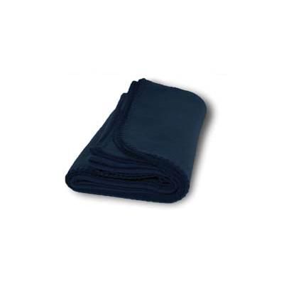 Alpine Fleece LB8711 Value Blanket in Navy Blue | Cotton 8711