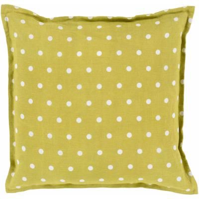 Bunya 20" Square Cottage Cream/Olive Throw Pillow - Boutique Rugs