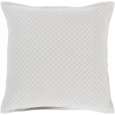 Shoalwater 20" Square Modern Cotton Light Sage Lumbar Pillow - Boutique Rugs