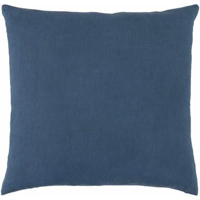 Fitzhugh 22" Square Traditional Cotton Navy/Olive/Cream/Rust/Brick Red/Rust Throw Pillow - Boutique Rugs