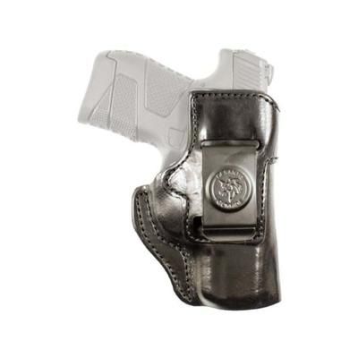 DeSantis Inside Heat IWB Saddle Leather Holsters Glock 19 19 GEN 5 23 32 19X 45 Right Black 127BAB6Z0
