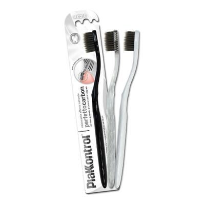 Plakkontrol® Spazzolino Perfetto Carbon 1 pz da denti