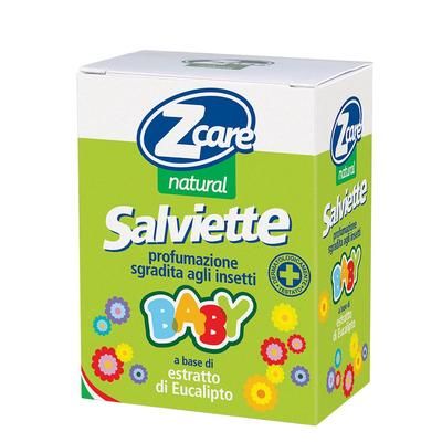 Z Care Natural Salviettine Baby Antizanzare 10 pz Salviette
