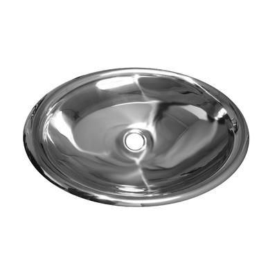 Whitehaus Collection Noah Collection Drop-In or Undermount Basin Bath Sink - Mirrored WHNVE218