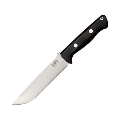 Bark River Bravo 15 Fixed Blade Knife Steel Blade Black Canvas Micarta Handle BA113MBC