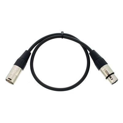 Cordial CFM 0,5 FM Patchkabel (schwarz)