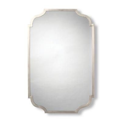 Mari Wall Mirror - Brushed Silver Frame - Frontgate