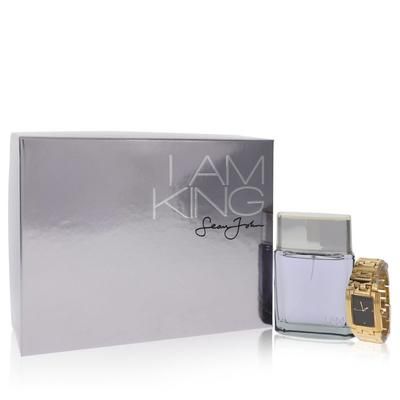 I Am King For Men By Sean John Gift Set - 3.4 Oz Eau De Toilette Spray + Watch