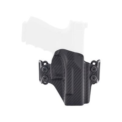 Rounded OWB KYDEX Belt Loop Holster Sig Sauer P365 Ambidextrous Black SSR-P365-BK-AMBI-OWB