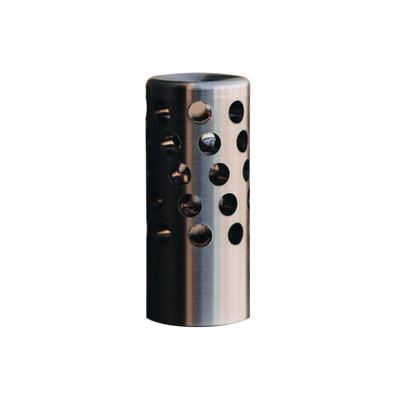 Anarchy Outdoors RPR Rimfire Bull Barrel Full Port Muzzle Brake .22 Caliber 1/2x28 Thread 0.86 in OD Silver 791617485136