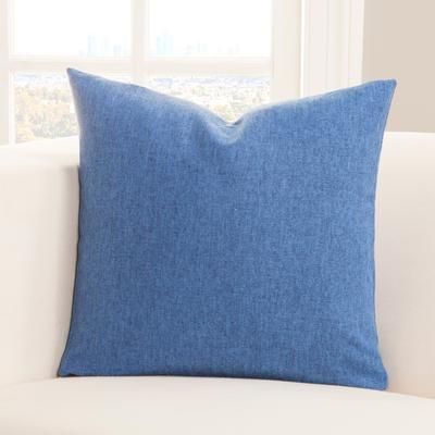 "Wooly Cobolt 16" Designer Throw Pillow - Siscovers WOCO-P17"