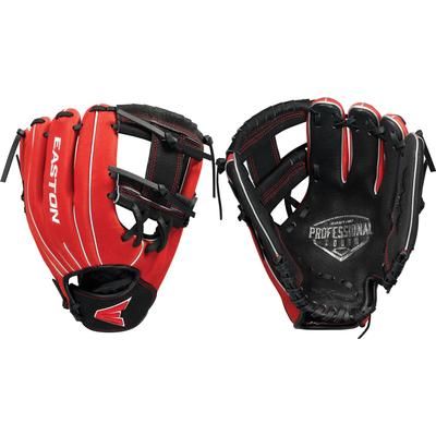Easton Professional Youth Series PY10 10" Baseball Glove - Right Hand Throw Black/Red