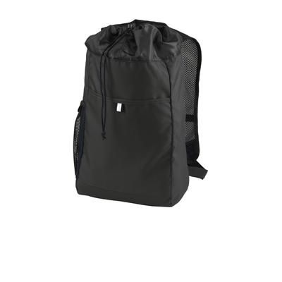 Port Authority BG211 Hybrid Backpack in Black size OSFA | Polyester