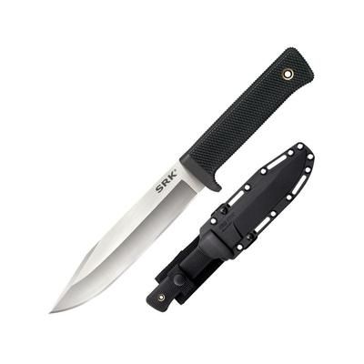 Cold Steel SRK 10.75 inch San Mai Fixed Blade Knife w/Kray-Ex Grip Black/Silver CS-35AN