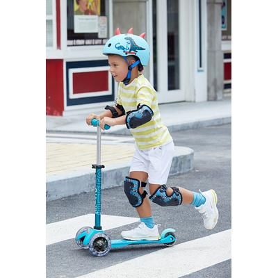 Micro Kickboard Mini Deluxe LED Scooter - Aqua