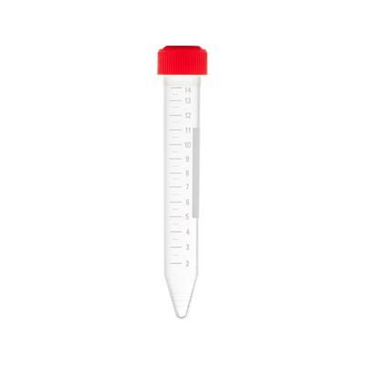 LW Scientific 15ml Test Tubes w/Red cap 500 per case CNT-15PP-PCN7
