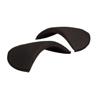 Epaulettes demi-lune, noir, 95 x 135 x 10 mm