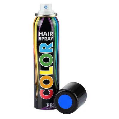 Laque colorante pour cheveux, bleu
