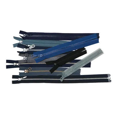 Pack éco - Fermetures éclair, couleurs standard, longueur : 10–25 cm, 10 pièces