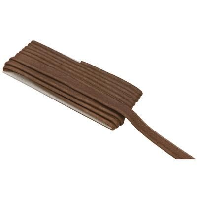 buttinette Passepoil en coton, marron, 2,4 mm Ø, 5 m