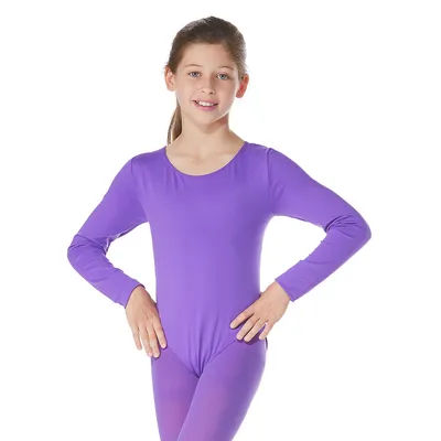 Body manches longues pour enfant, violet