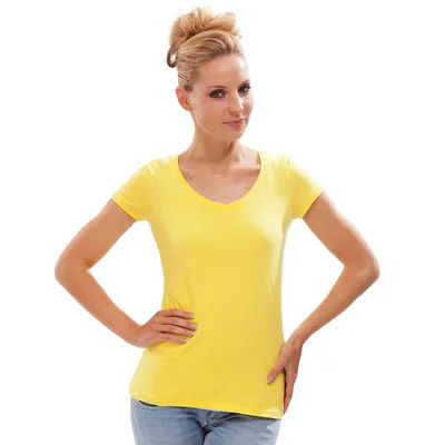 T-shirt pour femmes, jaune