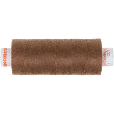 buttinette Fil à coudre universel, grosseur : 100, bobine de 500 m, nougat