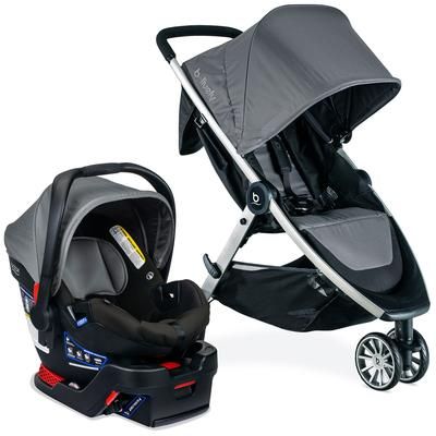 Britax B-Lively & B-Safe Gen2 Travel System - Greystone (SafeWash)