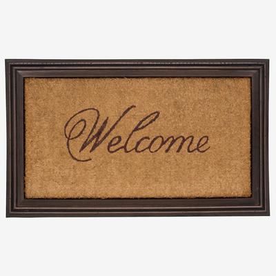Essex Coir Welcome Mat by Whitehall Products in Coir