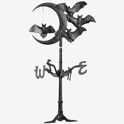 Halloween Bat Rooftop Weathervane by Whitehall Products in Black