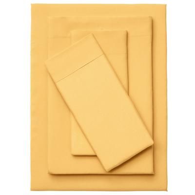 BH Studio Solid Microfiber Sheet Set by BH Studio in Maize (Size FULL)