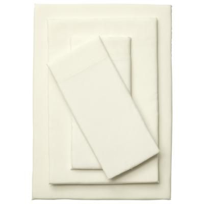 BH Studio Solid Microfiber Sheet Set by BH Studio in Ivory (Size KING)