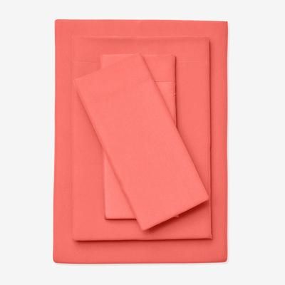 BH Studio Extra-Deep Sheet Set by BH Studio in Coral (Size TWIN)