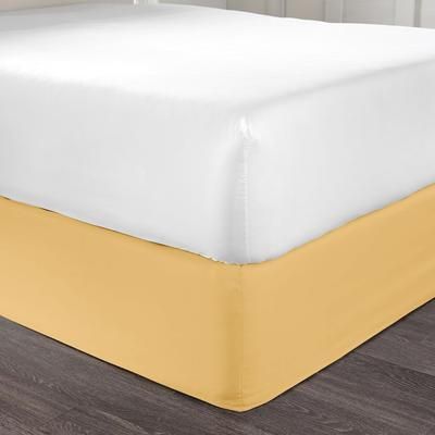 BH Studio Microfiber Bedskirt by BH Studio in Maize (Size FULL)