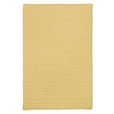 Simple Home Solid Rug by Colonial Mills in Banana (Size 6'W X 6'L)