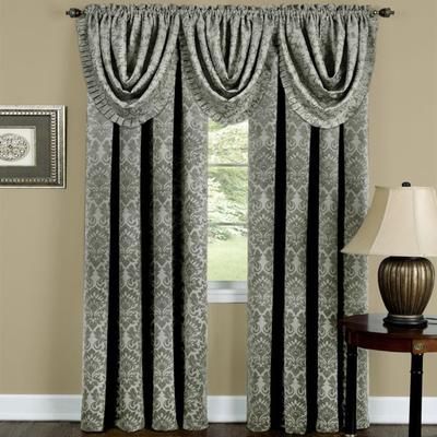 Wide Width Sutton Window Curtain Panel by Achim Home Décor in Sage (Size 52" W 84" L)