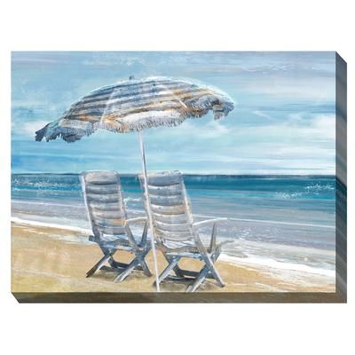 WATERS EDGE OUTDOOR ART 40X30 by West of the Wind in Multi