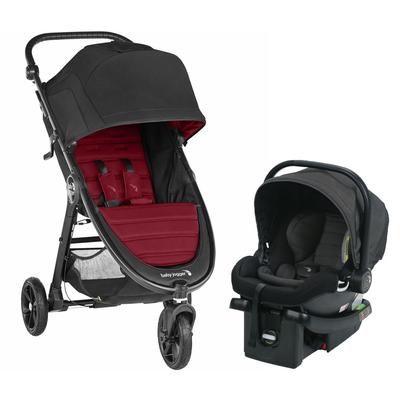 Baby Jogger City Mini GT2 Single Stroller + City Go Infant Car Seat Travel System Bundle - Mystic/Ch