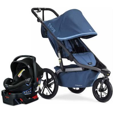 BOB Alterrain Pro Single Jogging Stroller + Britax B-Safe Ultra Gen1 Infant Car Seat Travel System B