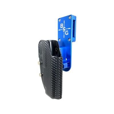Black Scorpion Outdoor Gear CZ OWB Pro Heavy Duty Competition Holster CZ 75 Shadow 2 Right Hand Carbon Fiber/Blue HCD3-USPSABS-CZCFRH