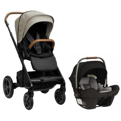 Nuna MIXX Next + PIPA Lite Travel System Bundle - Timber/Caviar
