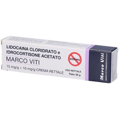Marco Viti Lidocaina Cloridrato e Idrocortisone Acetato 30 g Crema ret