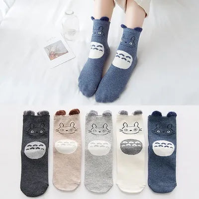 5 paires lot pack femmes chaussettes la nouveauté stéréo oreille dessin animé animaux heureux drôle coton mignon chaussettes plume fil chaussettes