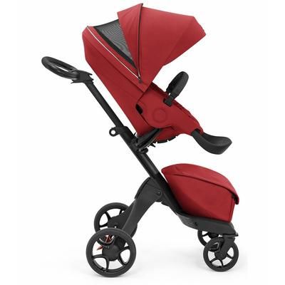Stokke Xplory X Stroller + Carry Cot Bundle - Ruby Red