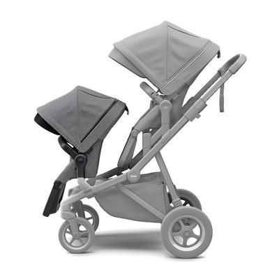 Thule Sleek Sibling Seat - Black / Grey Melange