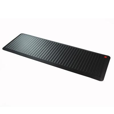 "AFS-TEX 6000X Black Extra Long Active Anti-Fatigue Mat- 23" x 67" - Floortex FCA2367XVBK"