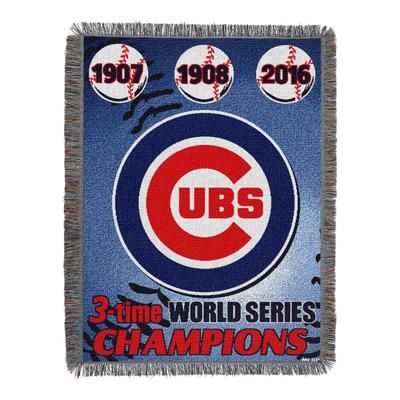 Cubs Commemorative Series Throw by MLB in Multi